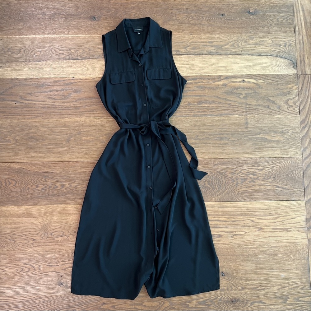 WhoWhatWear Midi Button Dress